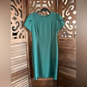 Calvin Klein Teal Midi Dress- Size 12